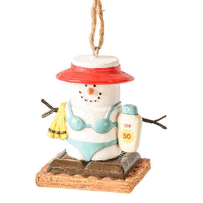 S'mores Sunburn Ornament