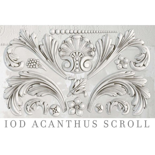 Acanthus Scroll Decor Mould by IOD