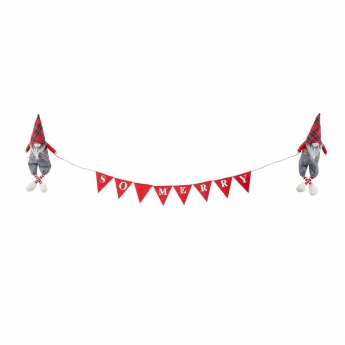 Gnome Banner Mantle Decor by Mud Pie