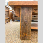 Stony Brooke Timber Frame Coffee Table with Shelf available at Rustic Ranch Furniture in Airdrie, Alberta.