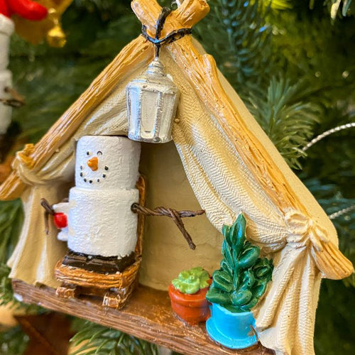 Glamping Smore Ornament