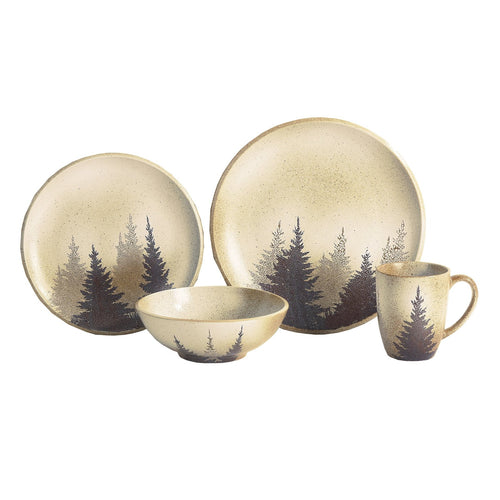 CLEARWATER PINE 16 PCE DINNERWARE SET