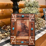 Western Feather 4" x 6" Picture Frame