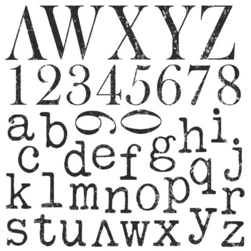 Typesetting Stamp Set by IOD