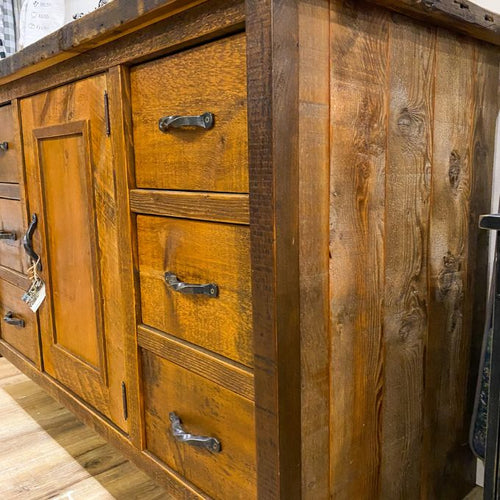 Stony Brooke Six Drawer Vanity available at Rustic Ranch Furniture and Decor.