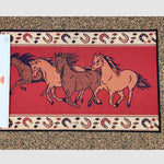 Running Horses Rug