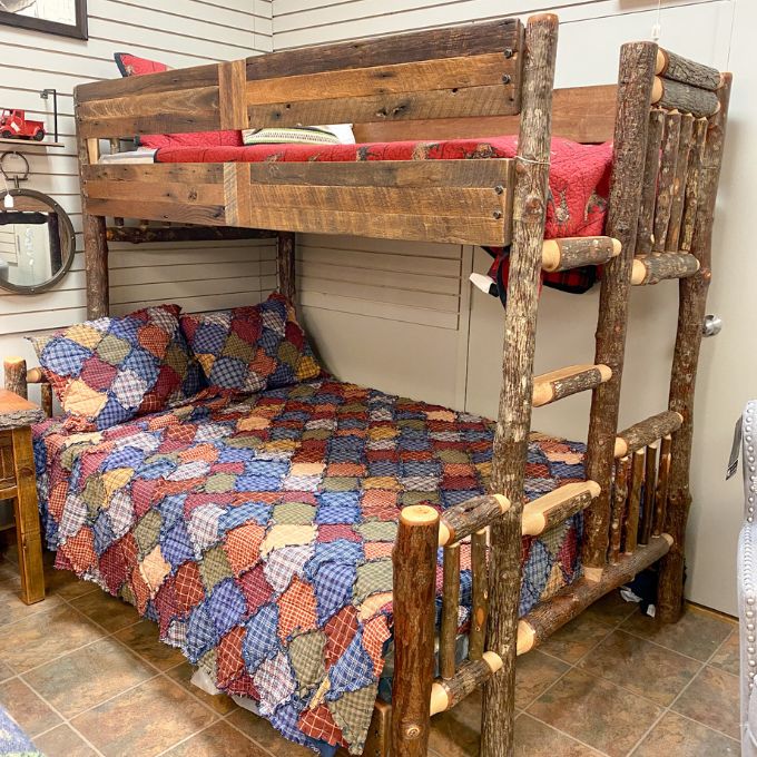 Hickory Bunk Beds available at Rustic Ranch Furniture and Decor