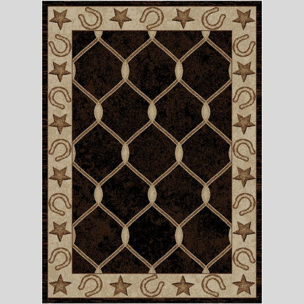 Midnight Trail Black Rug – Rustic Ranch Furniture and Decor