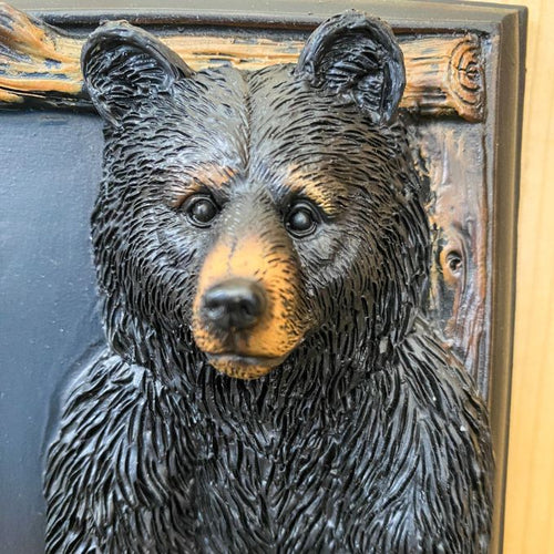 Bear in Window Rocker Cover
