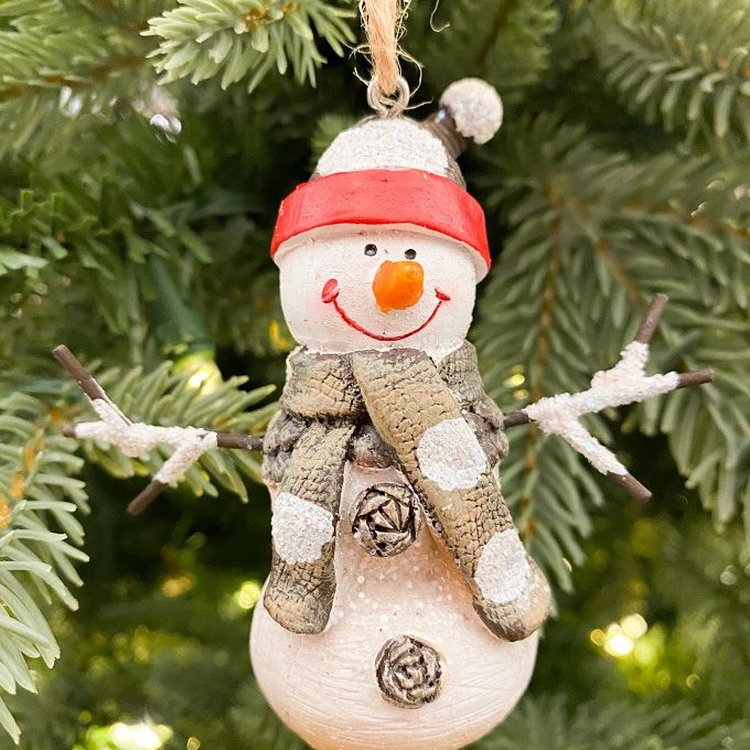 Snowman Ornament - Four Assorted