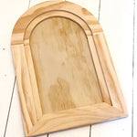 Arched Wood Gallery Blank by IOD - 11x 16