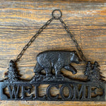 Bear Welcome Plaque