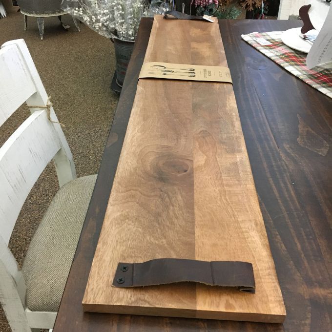Long Oversized Wood Board by Mud Pie