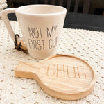 Not My First Cup Mug and Coaster Set by Mud Pie