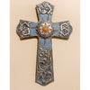 Silver Wall Cross with Concho