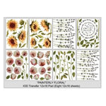 Painterly Floral Transfer Pad by IOD