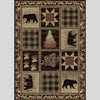 Hollow Point Brown Rug