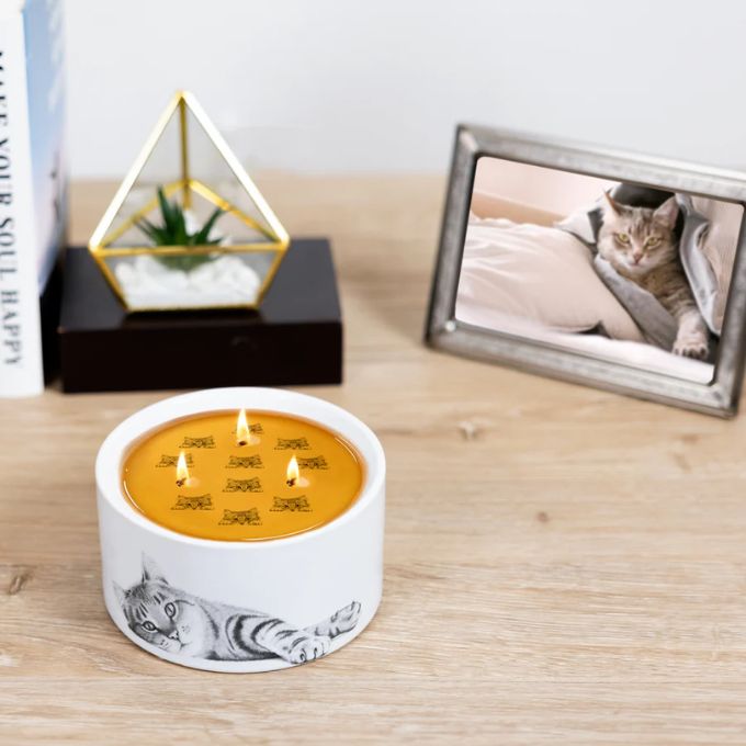 Cat 10oz Soy Candle