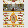 Petite Fleur Red Paint Inlay by IOD - Limited Edition