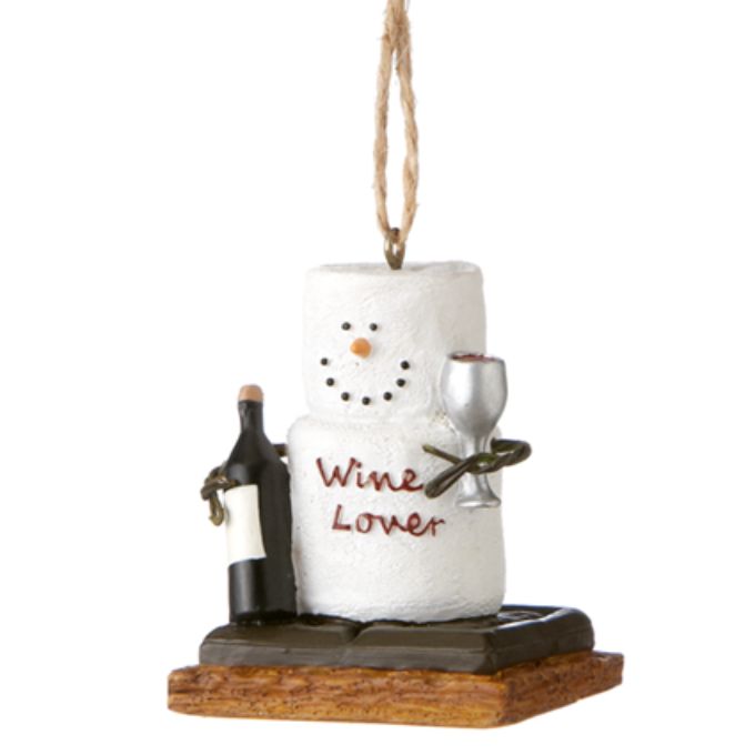S'mores Wine Lover Ornament