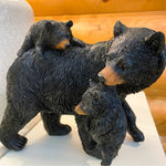 Black Bear Family Figurine