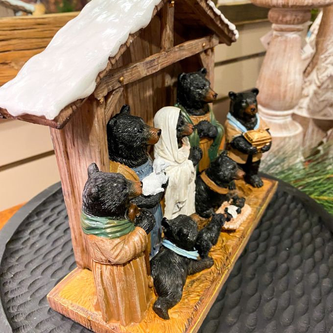 Bear Nativity Figurine