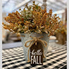 Hello Fall Tin Bucket