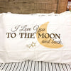 Love To Moon Pillow Case