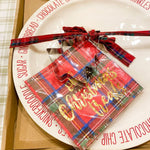 Tartan Cookie Plate Set by Mud Pie