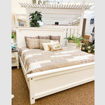 Adirondack Bed - King and Queen Sizing - Cloud White available at Quilted Cabin Home Decor.