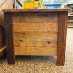 Barnwood Blanket Chest with Barnwood Legs available at Rustic Ranch Furniture and Decor.