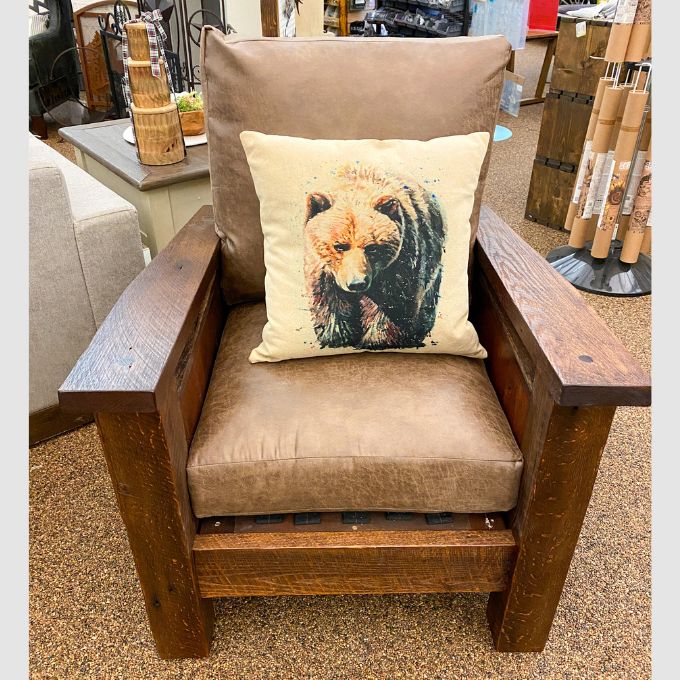 Barnwood Lounge Chair available at Rustic Ranch Furniture and Decor