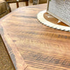 Barn Wood Octagon Coffee Table available at Rustic Ranch Furniture and Decor.