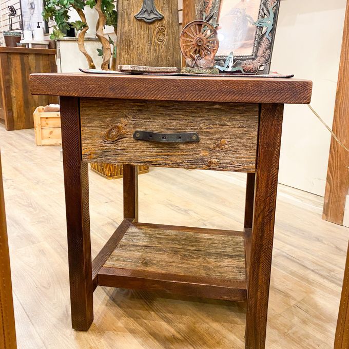 Bozeman End Table available at Rustic Ranch Furniture and Decor.