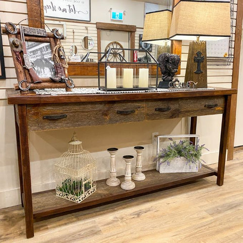 Bozeman Sofa Table available at Rustic Ranch Furniture and Decor.