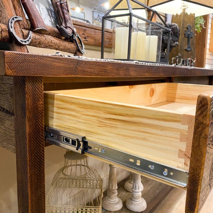 Bozeman Sofa Table available at Rustic Ranch Furniture and Decor.