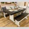 Carriage House Breakfast Nook Set available at Rustic Ranch Furniture and Decor.