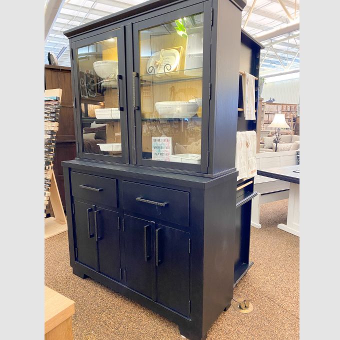 Galliden Buffet and Hutch available at Rustic Ranch Furniture and Decor.