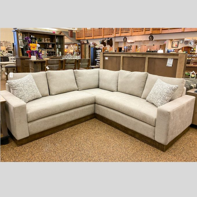 Georgia Three Piece Sectional available at Rustic Ranch Furniture in Airdrie, Alberta.