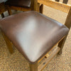 Heritage Side Chair with Leather Seat available at Rustic Ranch Furniture and Decor.