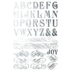 Decorative alphabet letters and ornate designs. Figgy & Flourish Transfer by IOD available at Rustic Ranch Furniture and Decor.