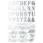Decorative alphabet letters and ornate designs. Figgy & Flourish Transfer by IOD available at Rustic Ranch Furniture and Decor.