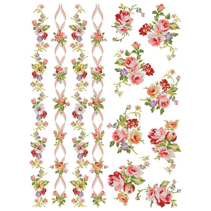Ditsy Bloom Paint Inlay by IOD - Limited Edition