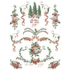 Decorative design with floral elements and text on a white background. La Folie Paint Inlay by IOD - Limited Edition available at Rustic Ranch Furniture and Decor.