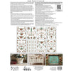 Product packaging with floral patterns and text on a white background. La Folie Paint Inlay by IOD - Limited Edition available at Rustic Ranch Furniture and Decor.