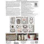 Product packaging with text and graphics on a white background. Twelfth Night Paint Inlay by IOD - Limited Edition available at Rustic Ranch Furniture and Decor.