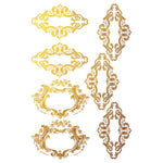 Petits Ornements Foil Transfer by IOD available at Rustic Ranch Furniture and Decor.