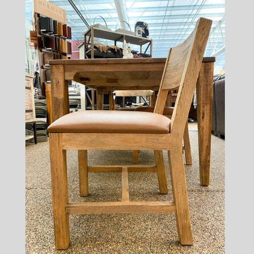 Tulum Dining Chair with Upholstered Seat available at Rustic Ranch Furniture in Airdrie, Alberta.