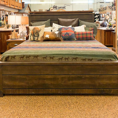 Iron Mountain Bed available at Rustic Ranch Furniture and Decor.
