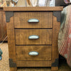 Iron Mountain Three Drawer Nightstand available at Rustic Ranch Furniture and Decor.